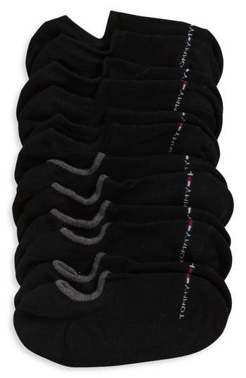 Tommy Hilfiger 1/2 Terry Crew Socks In Black