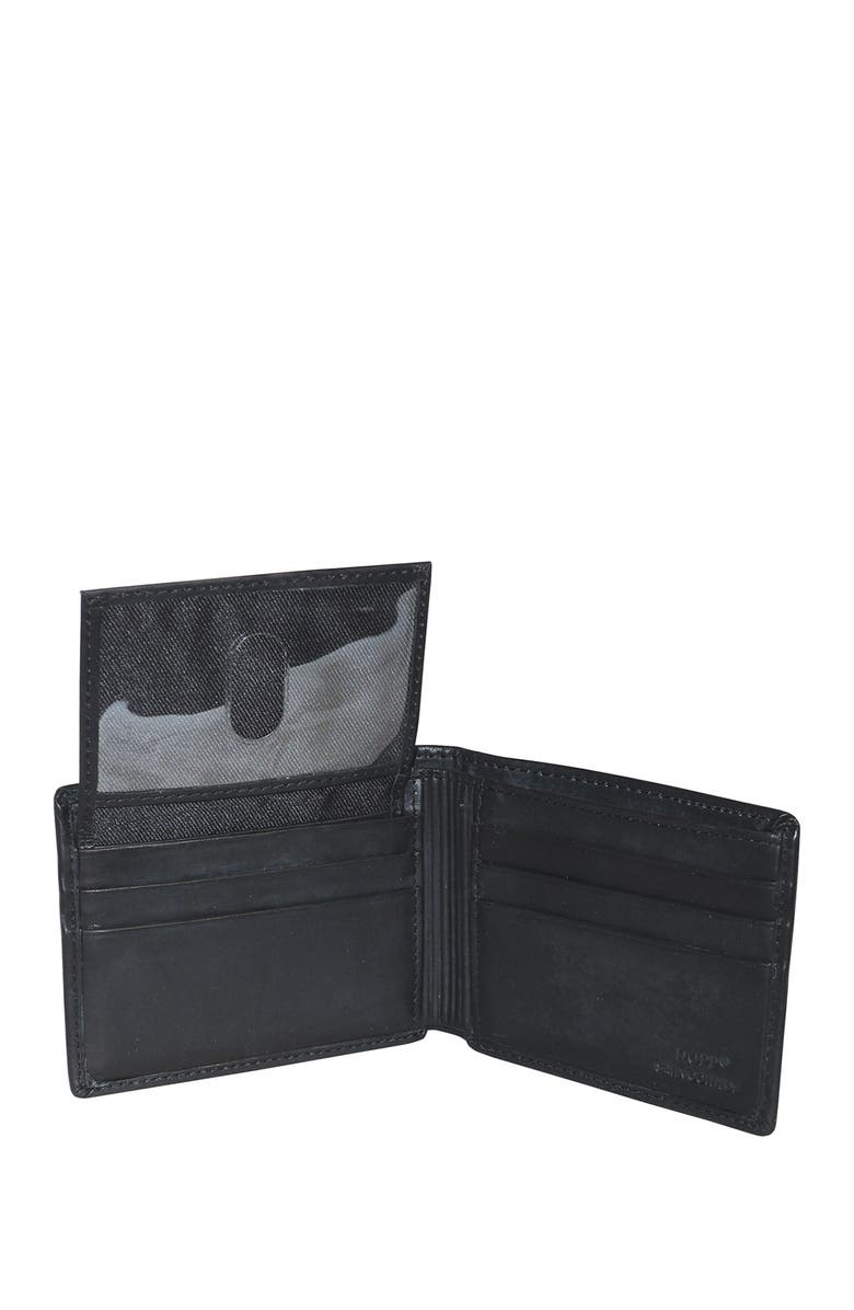 BUXTON Dopp Regatta Leather Billfold Credit Card Leather Wallet, Alternate, color, 