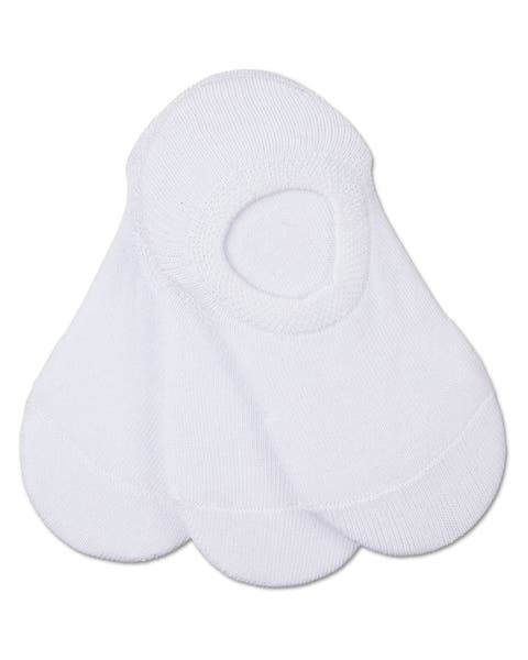 Girls' 3 Pair Pack No Show Sneaker Liner Socks