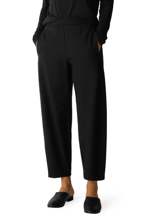 Double Knit Lantern Ankle Pants (Regular & Petite)