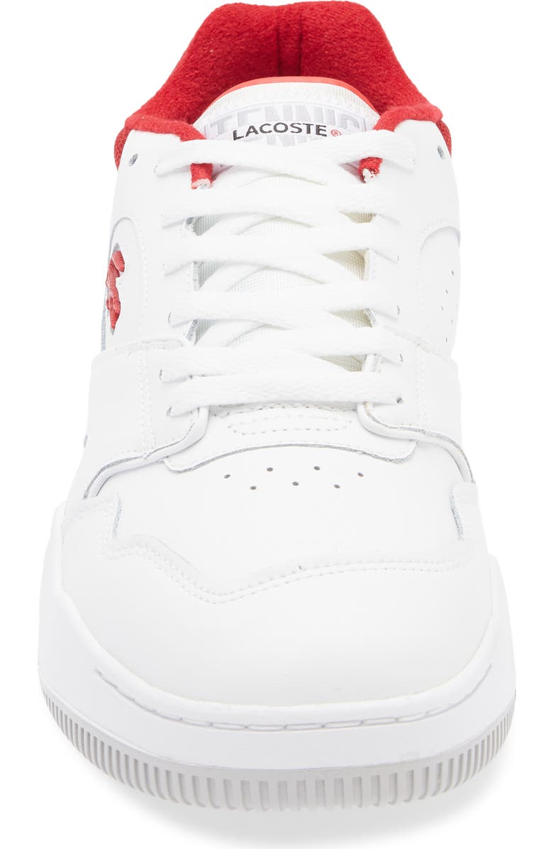 Lacoste Lineshot 124 Sneaker, Alternate, color, White/ Red