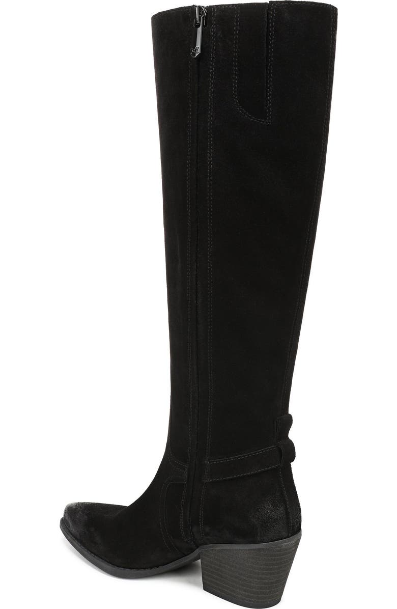 Sam Edelman Wren Buckle Knee High Boot, Alternate, color, Black