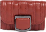 Longchamp Brio Quilted Leather Card Holder