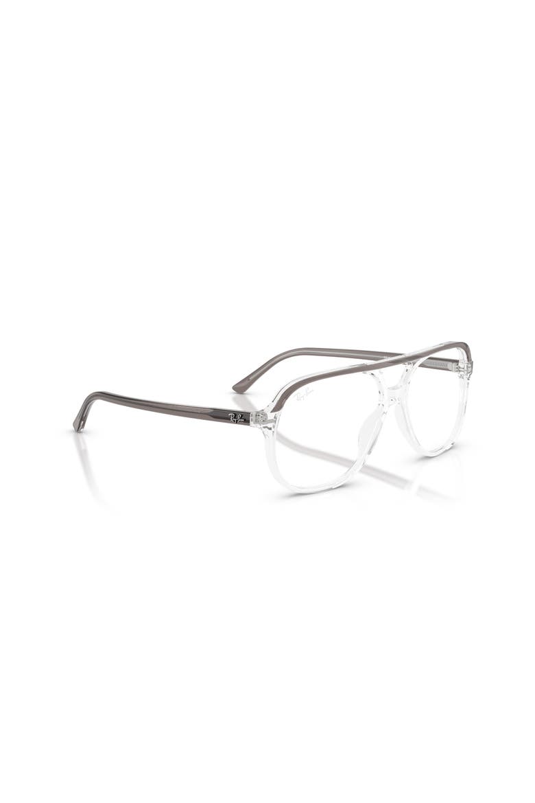 56mm Square optical glasses, Alternate, color, Grey