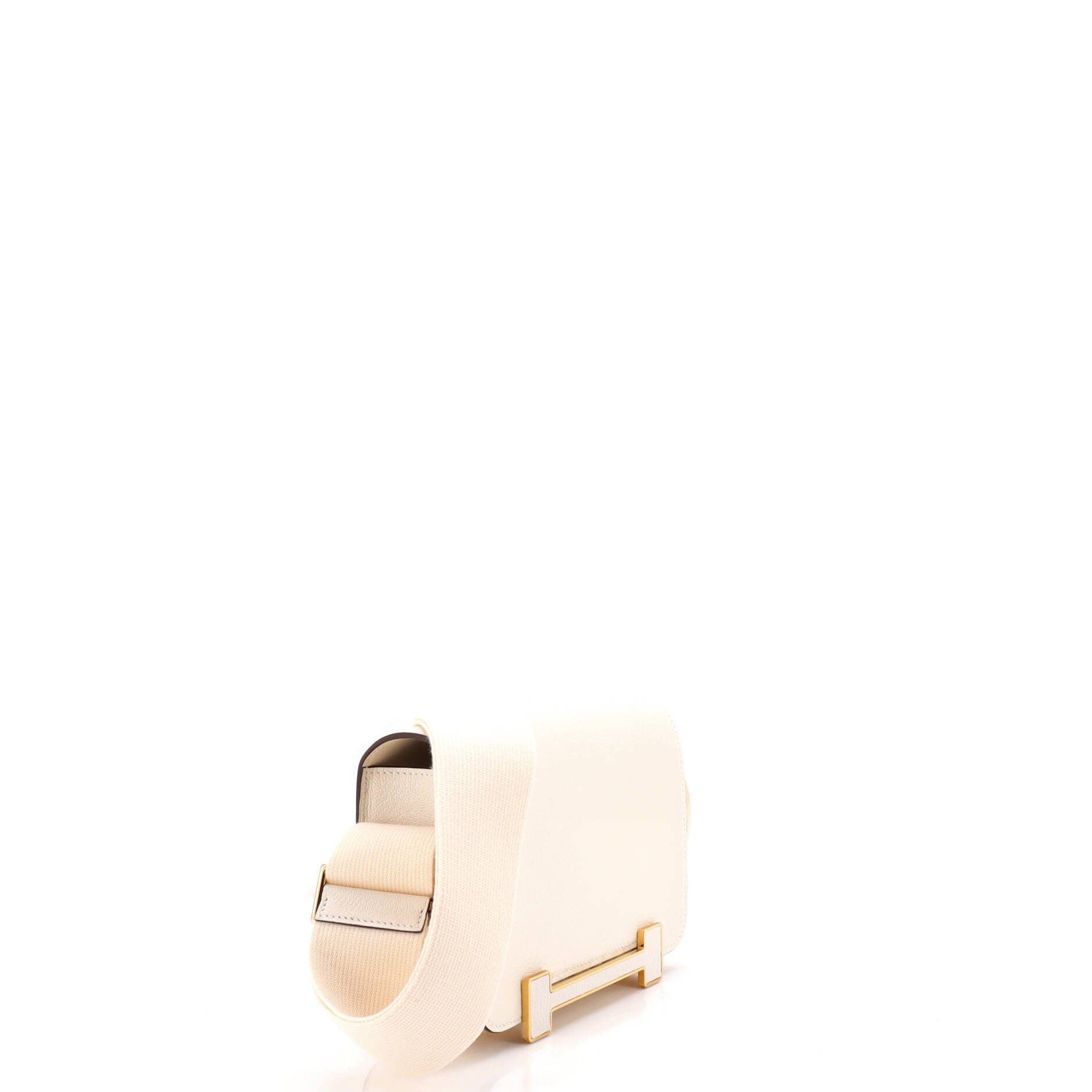 Pre-Owned Hermes Geta Bag Chevre Mysore, Alternate, color, Nata