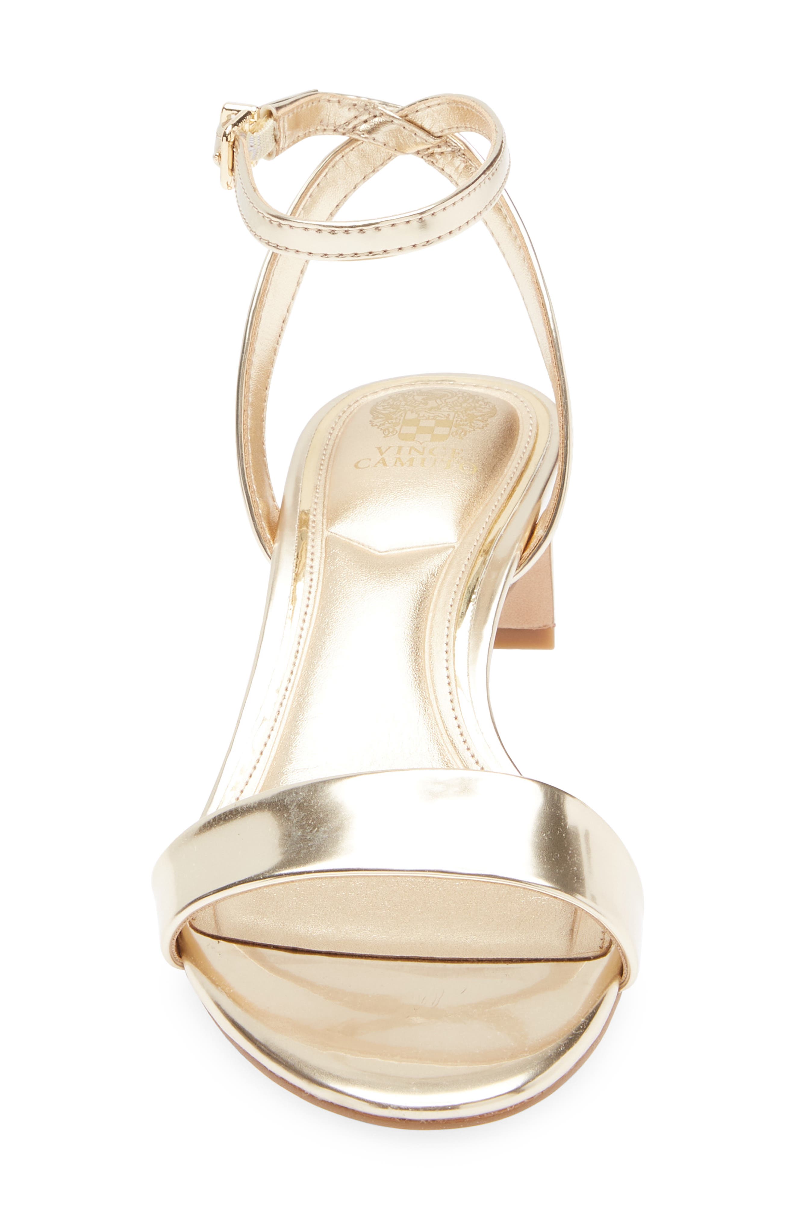 Vince Camuto Lilla Ankle Strap Sandal, Alternate, color, Egyptian Gold