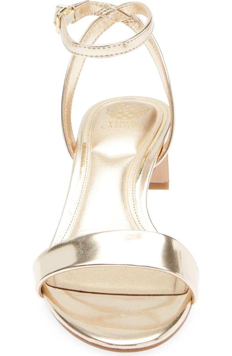 Vince Camuto Lilla Ankle Strap Sandal, Alternate, color, Egyptian Gold