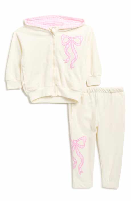 Jessica Simpson Bow Fleece Hoodie & Joggers Set