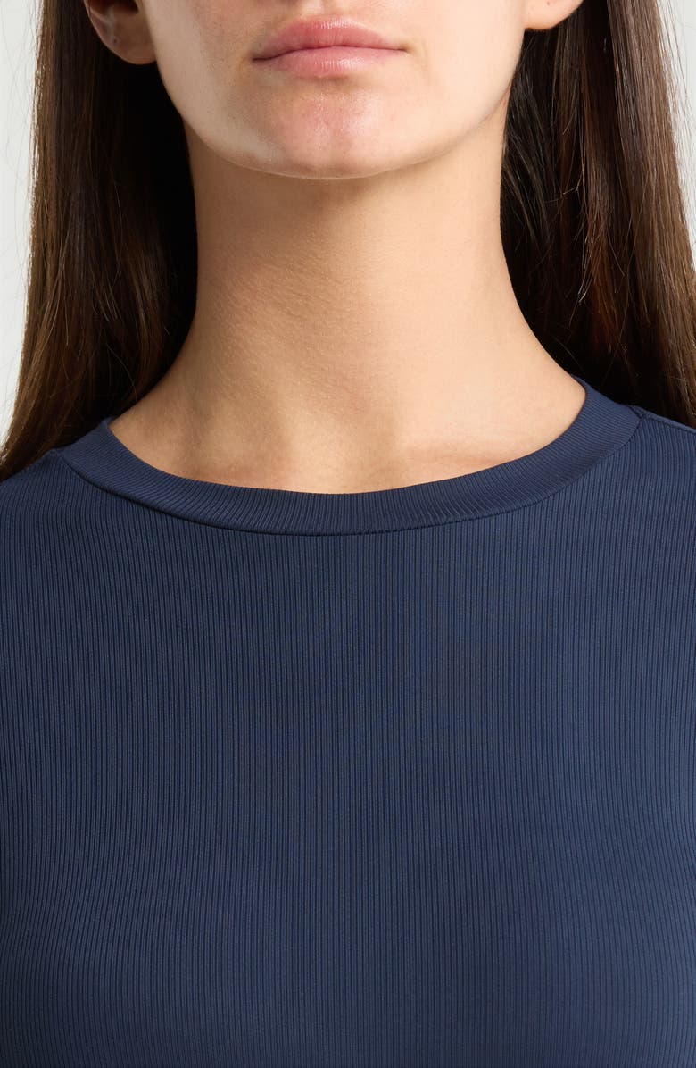 G/FORE Tech Golf UPF 50+ Rib T-Shirt, Alternate, color, Twilight