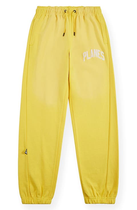 Arched Logo Cotton French Terry Sweatpants