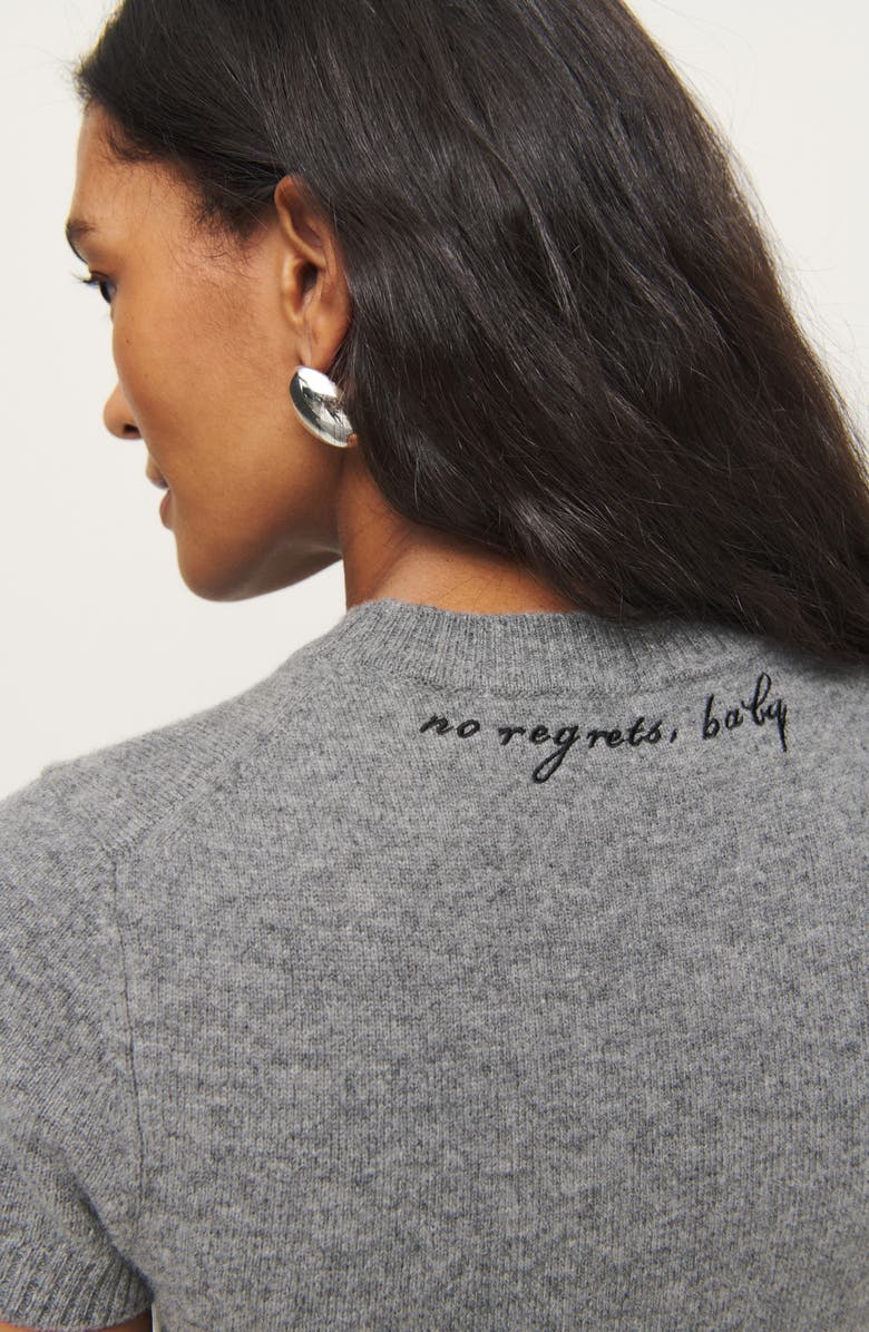 Reformation x Kacey Musgraves Natalie Short Sleeve Wool Sweater, Alternate, color,