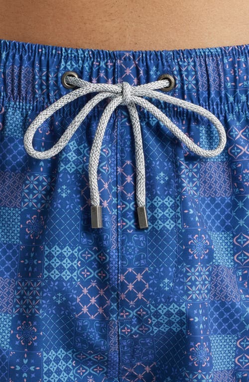 Shop Vintage Summer Volley Swim Trunks In Navy