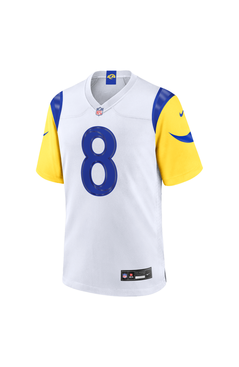 Nike Men's Nike Jared Verse White Los Angeles Rams White Game Player Jersey, Alternate, color, White