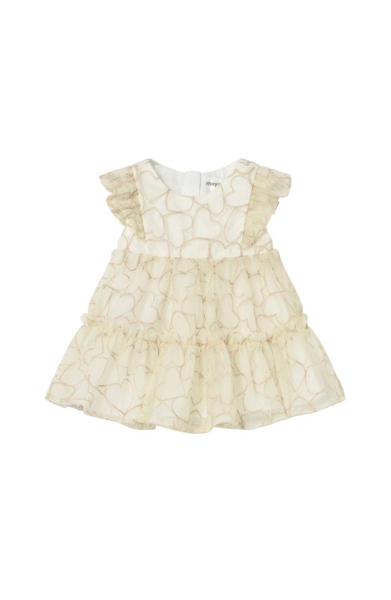 Mayoral Merily Dress, Main, color, Beige