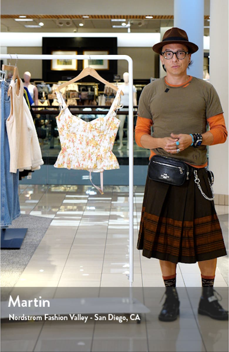 Gigou Print Corset Camisole, sales video thumbnail