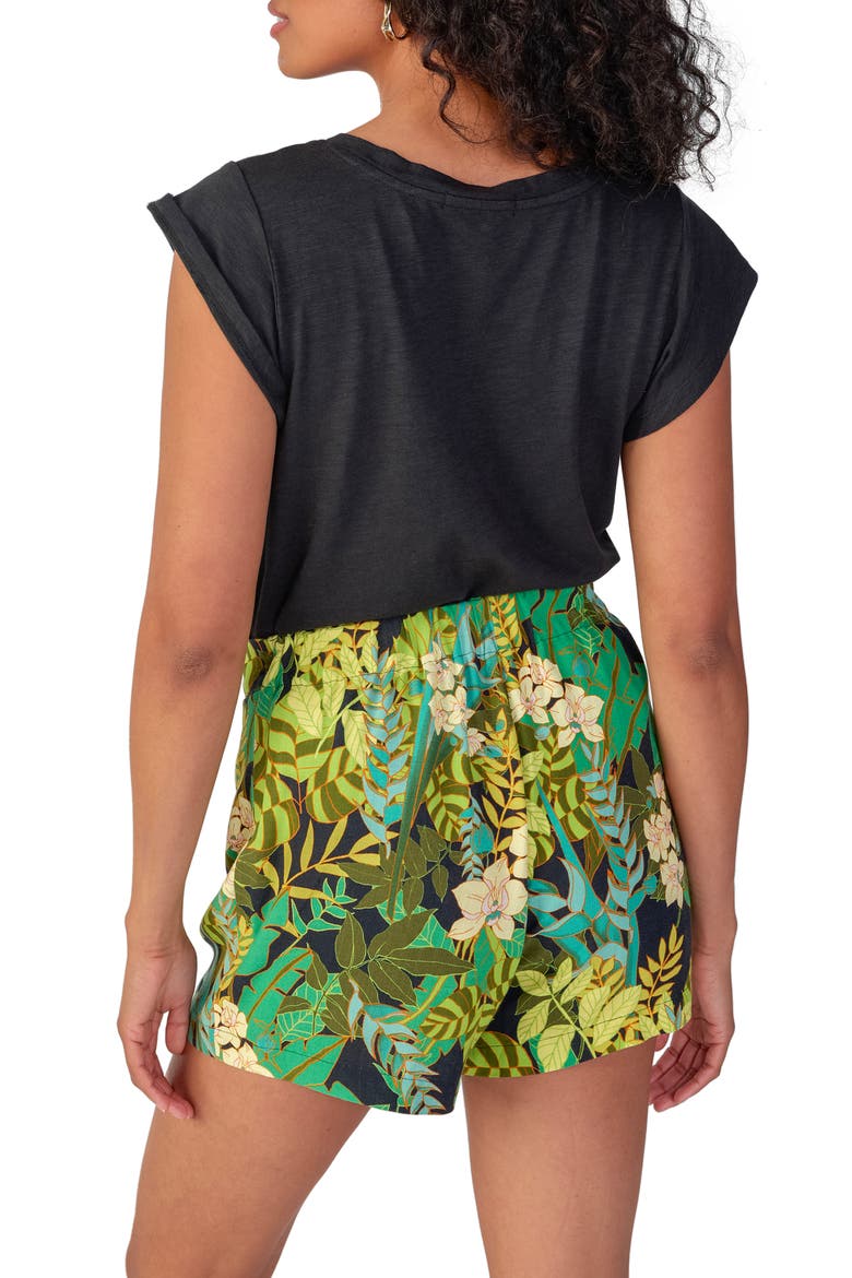West Side Scoop Neck T-Shirt, Alternate, color, BLACK