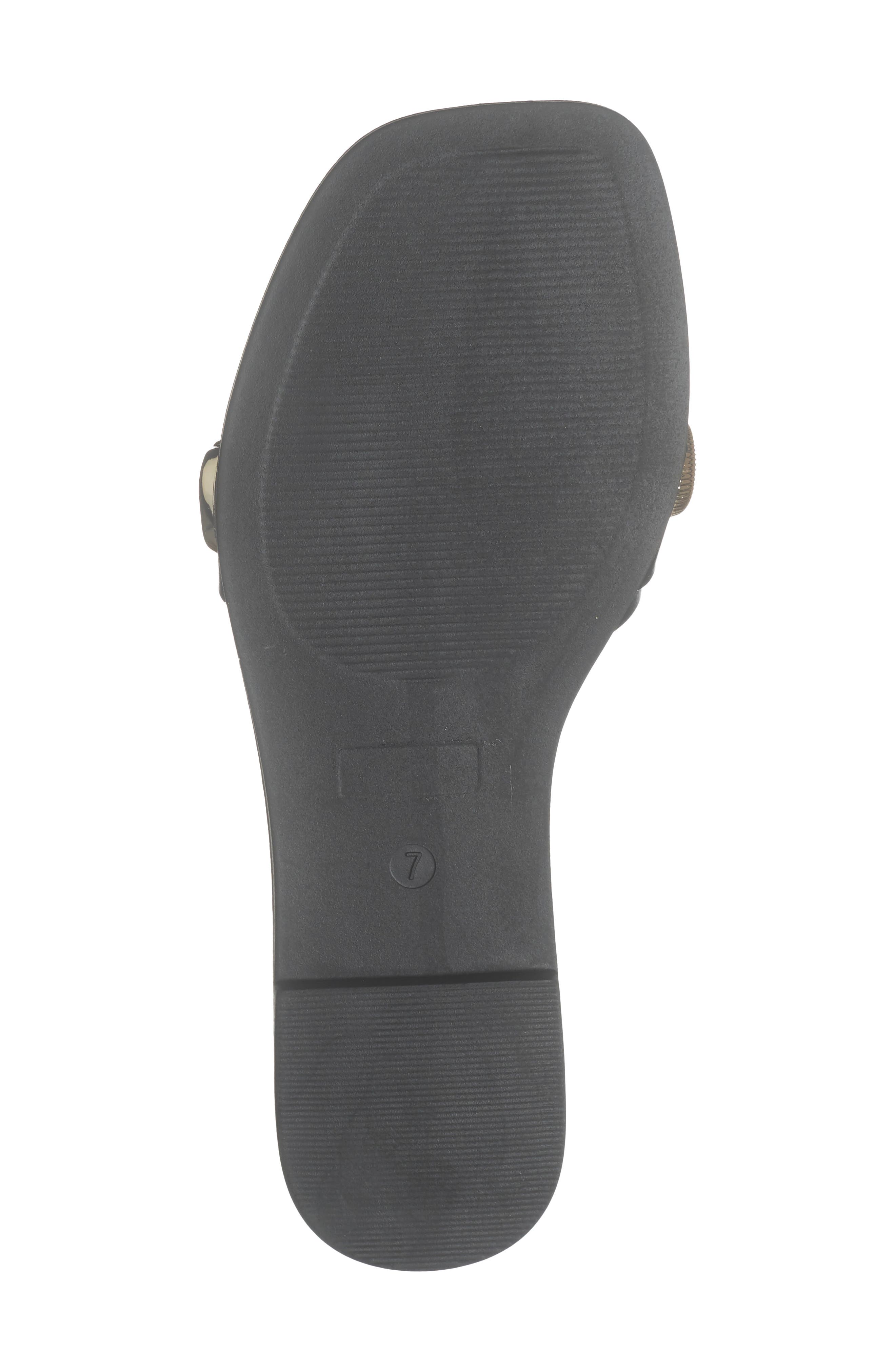 Belize Slide Sandal, Alternate, color, BLACK