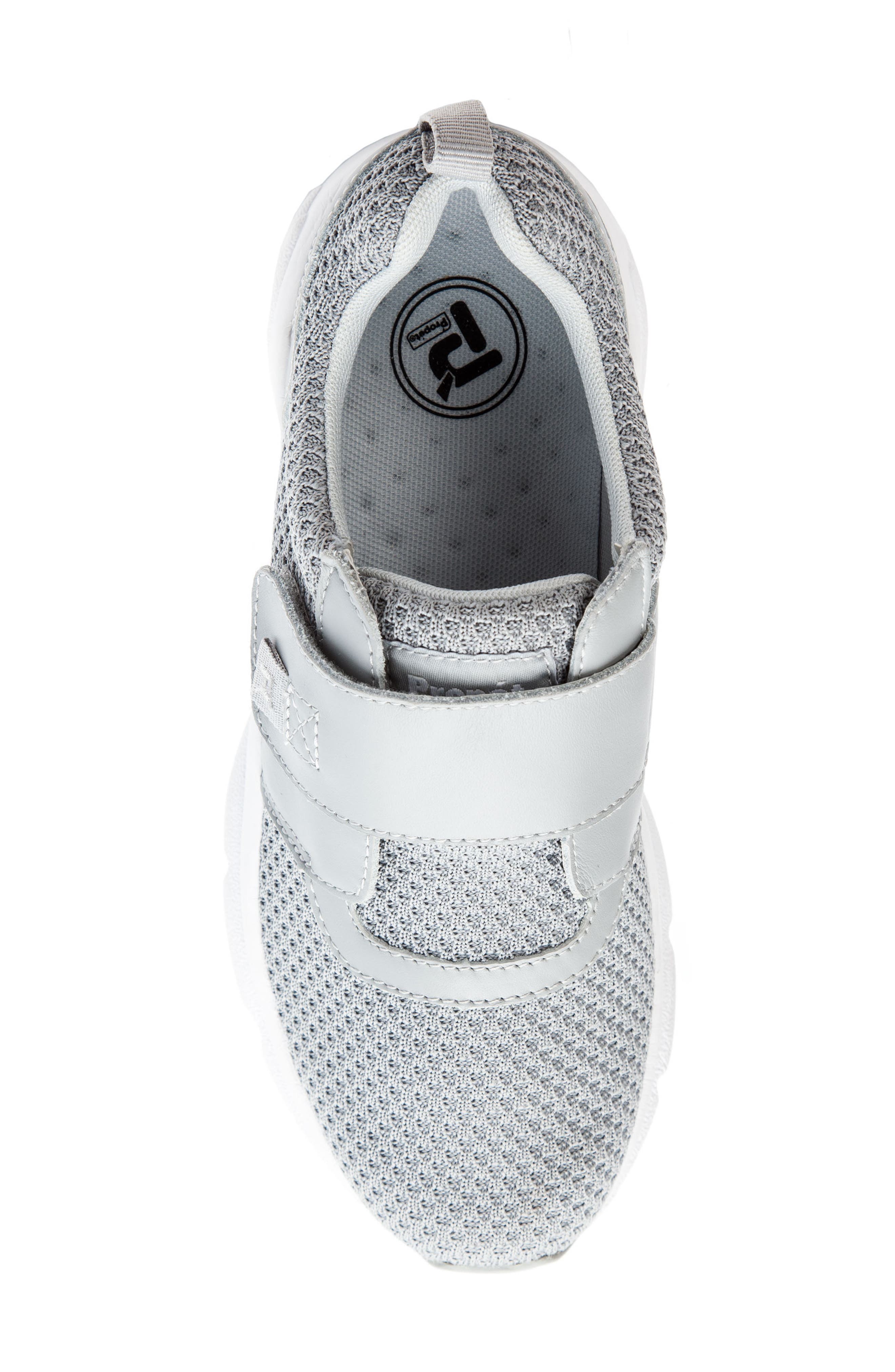 Stability X Strap Sneaker, Alternate, color, LIGHT GREY FABRIC