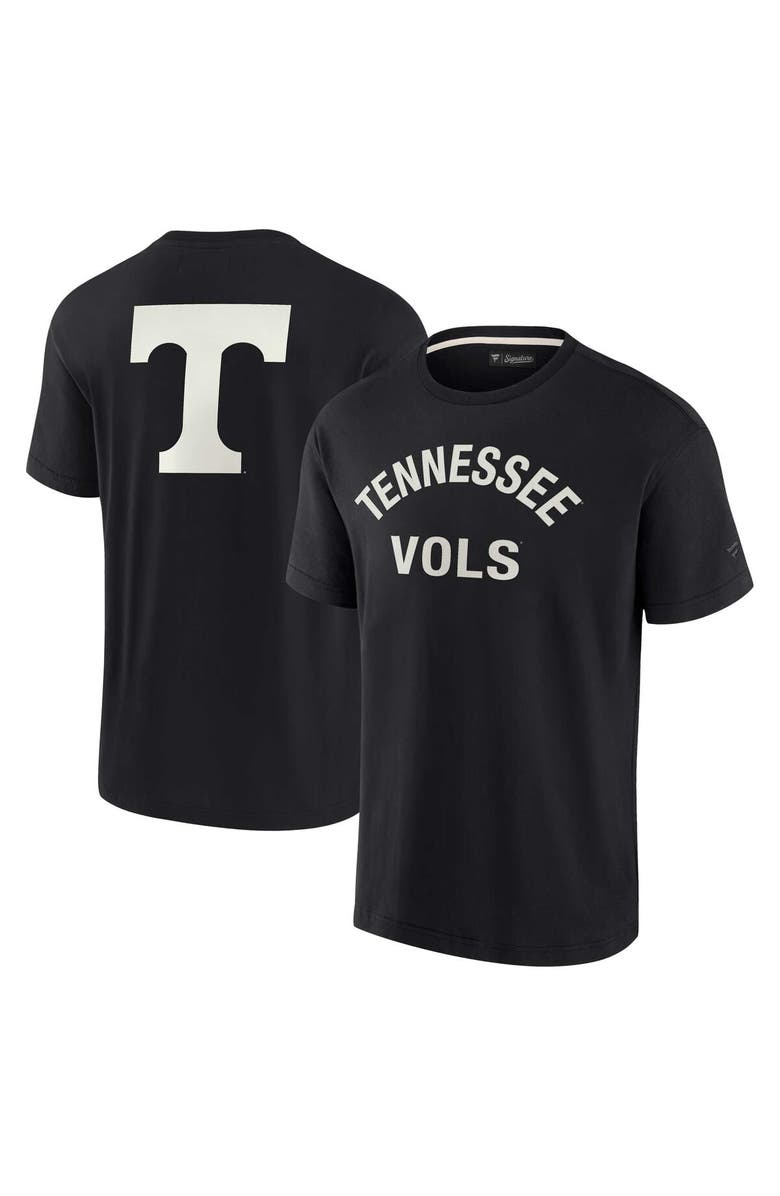 Fanatics Signature Unisex Fanatics Signature Black Tennessee Volunteers Elements Super Soft Short Sleeve T-Shirt, Alternate, color, Black