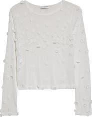 Altuzarra Carter Flower Appliqué Sweater
