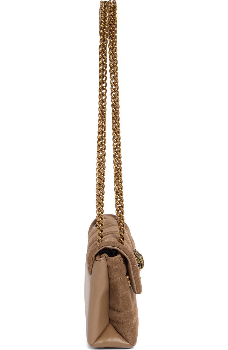 Kurt Geiger London Mini Kensington Convertible Leather Crossbody Bag, Alternate, color, Light Beige