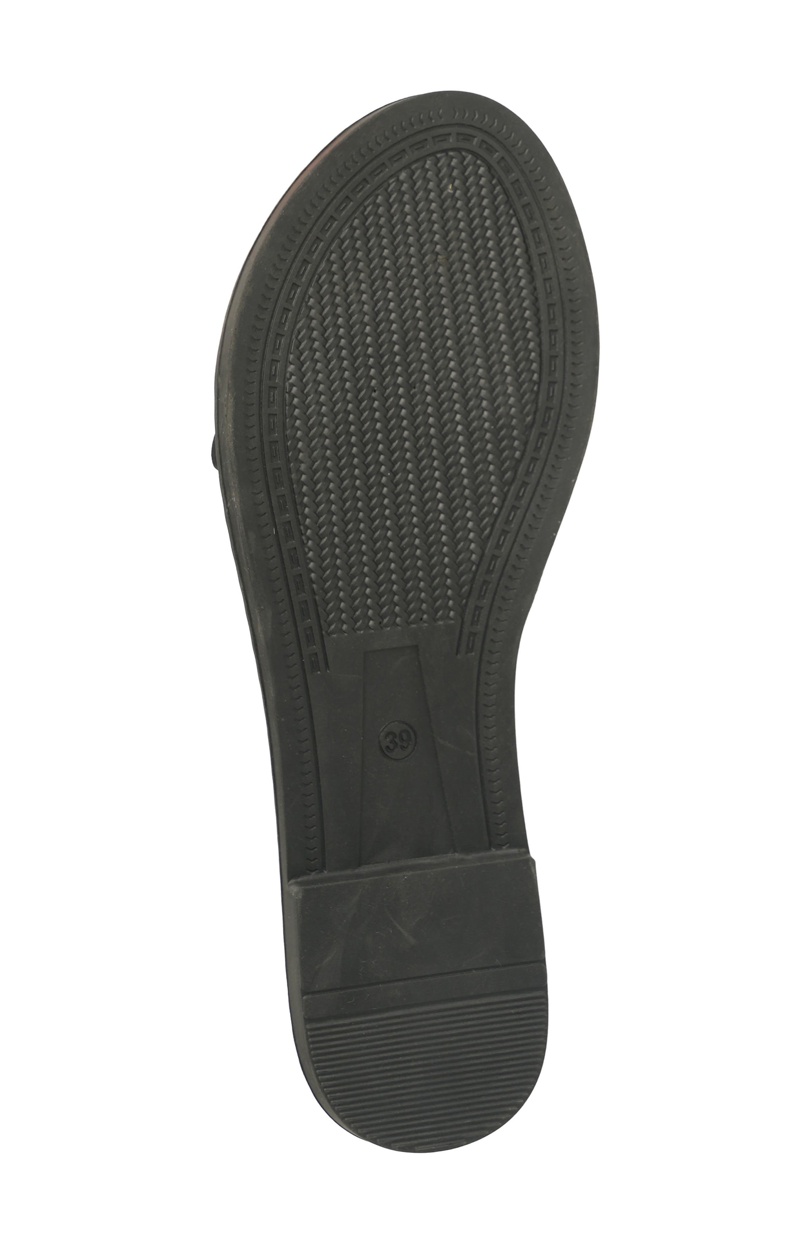 NEW YORK AND COMPANY Westly Buckle Slide Sandal, Alternate, color, Black