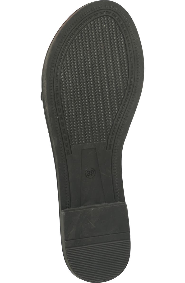 NEW YORK AND COMPANY Westly Buckle Slide Sandal, Alternate, color, Black