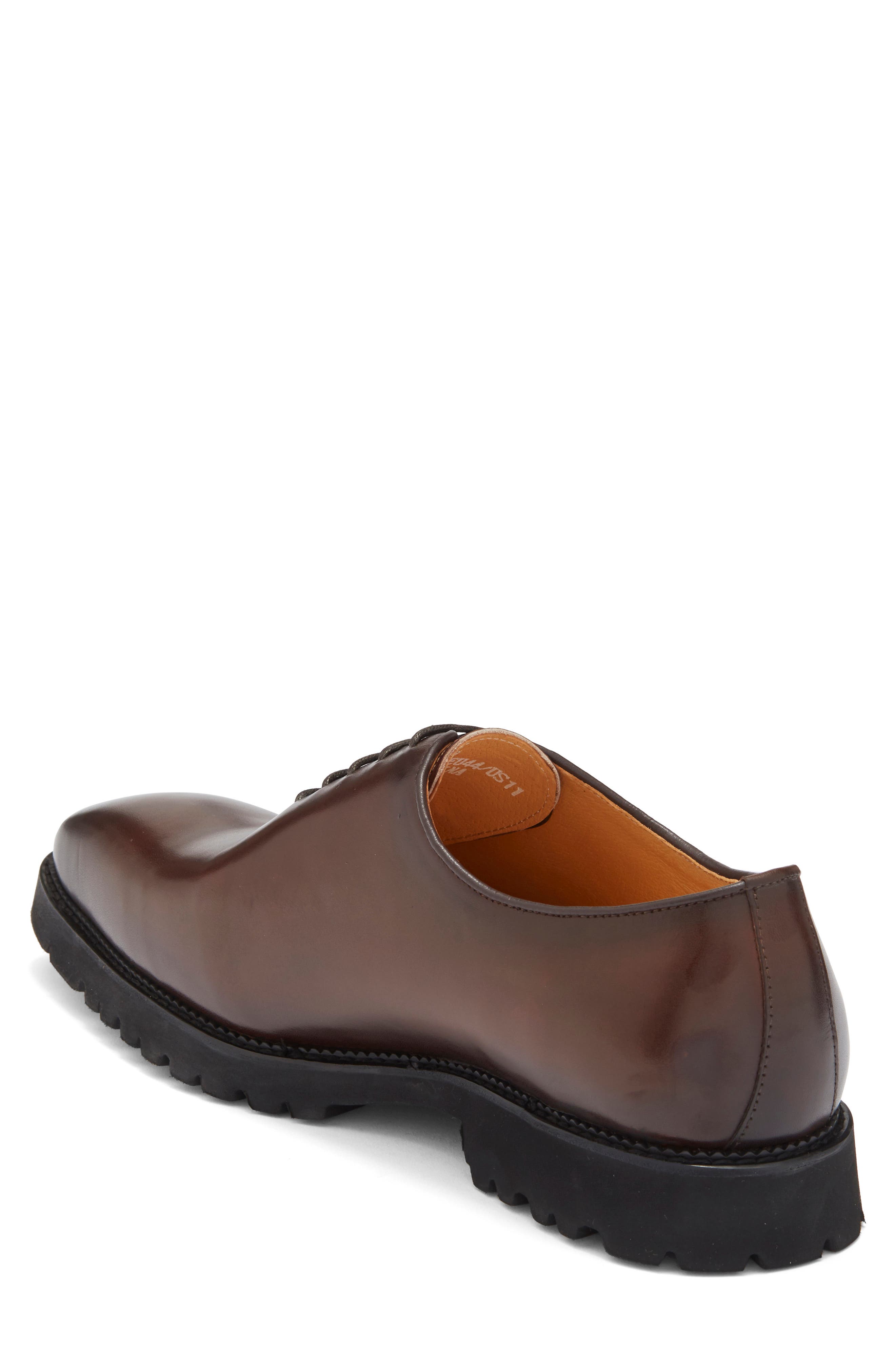 Maison Forte Presidio Wholecut Leather Oxford, Alternate, color, Chestnut