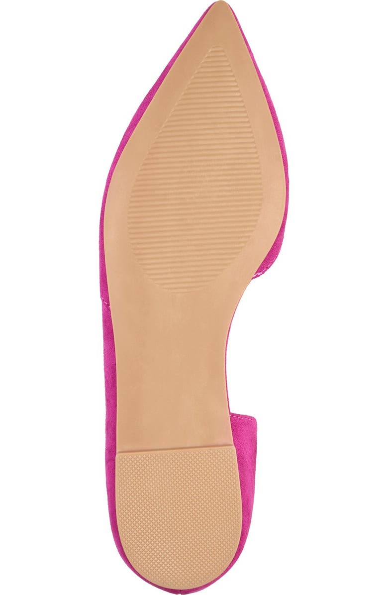 Journee Collection JOURNEE Ester d'Orsay Flat, Alternate, color, Plum