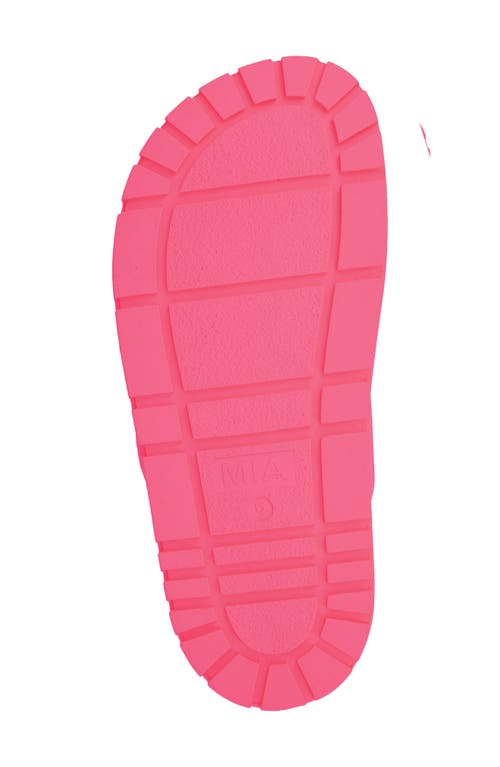 Mia Gen Slide Sandal In Hot Pink
