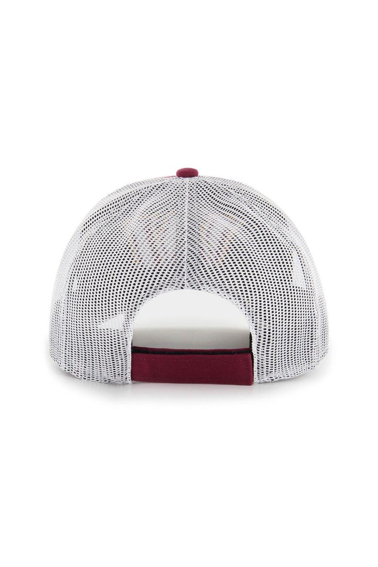 Men's '47  Burgundy/White Washington Commanders Trucker Snapback Hat, Alternate, color, Burgundy