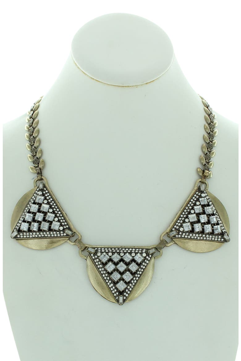 Gold Plated Blair Collar Necklace, Alternate, color, GOLD