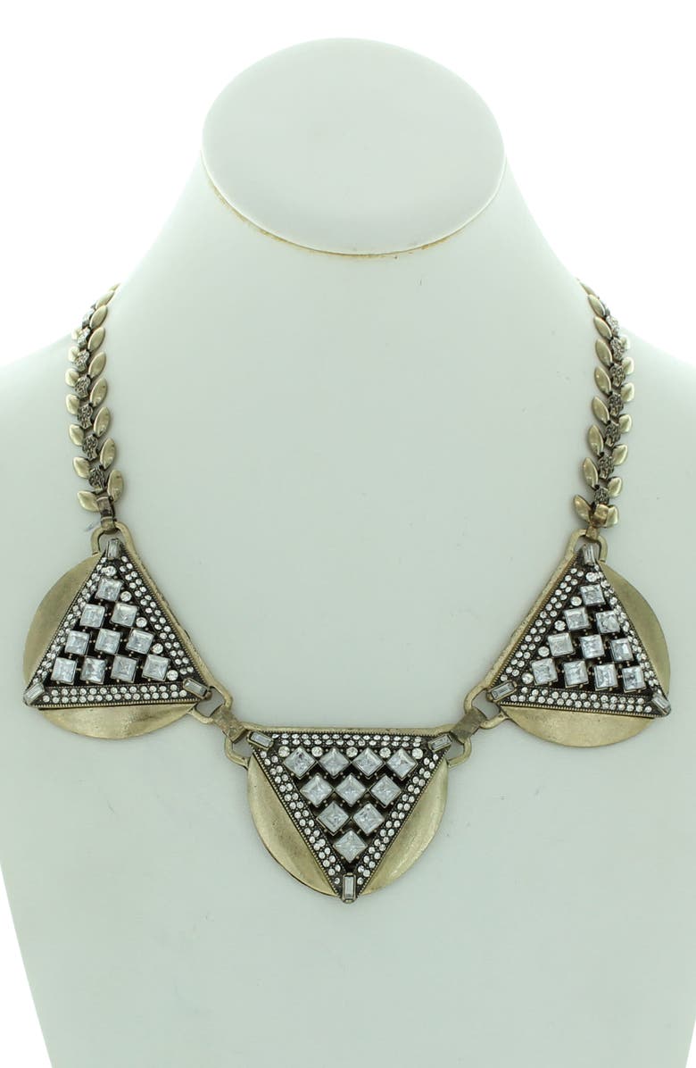 OLIVIA WELLES Gold Plated Blair Collar Necklace, Alternate, color, Gold