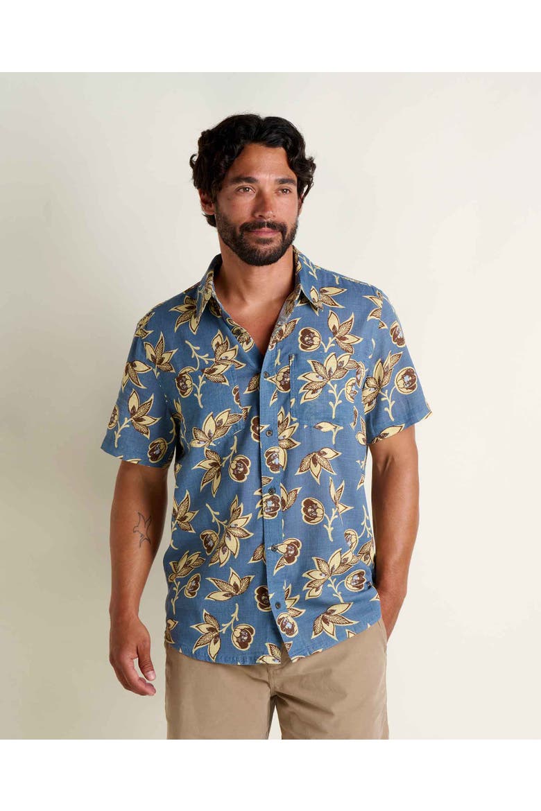 Salton Shirt, Main, color, Pacific Blue Print