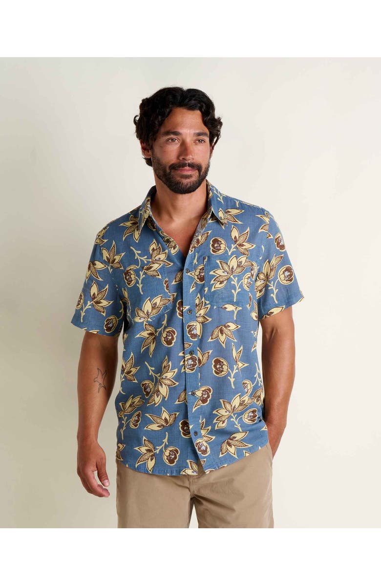 Toad & Co Salton Shirt, Main, color, Pacific Blue Print