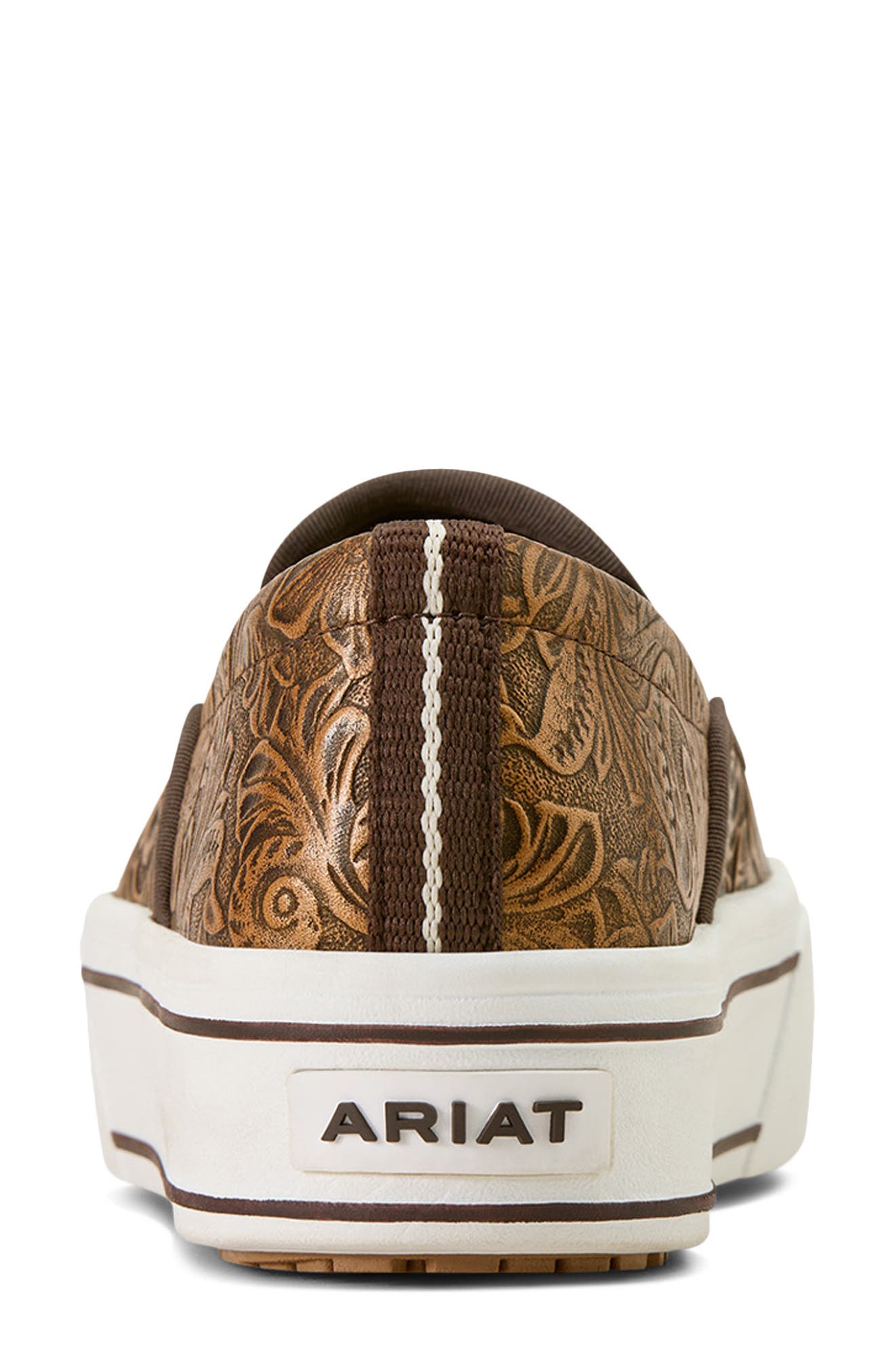 Skylar Slip-On Sneaker, Alternate, color, BROWN FLORAL EMBOSS