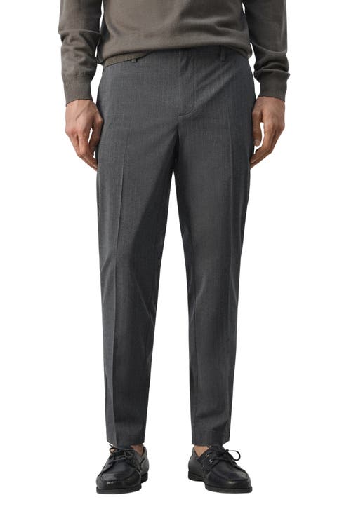 Slim Fit Pleat Front Pants