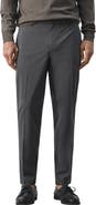 MANGO Slim Fit Pleat Front Pants
