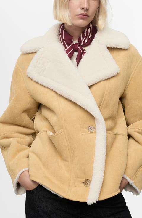 Faux Shearling Coat