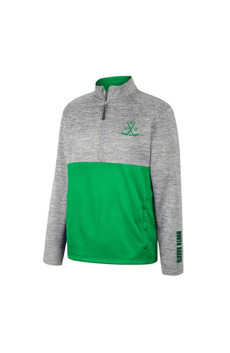 COLOSSEUM Men's Colosseum Gray North Dakota John Half-Zip Jacket, Alternate, color, Gray