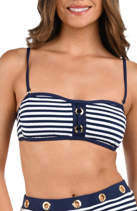 Sail Bandeau Bikini Top