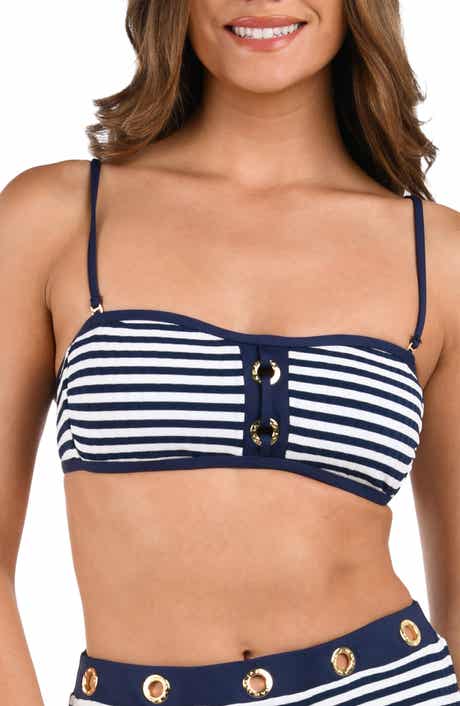 La Blanca Sail Bandeau Bikini Top
