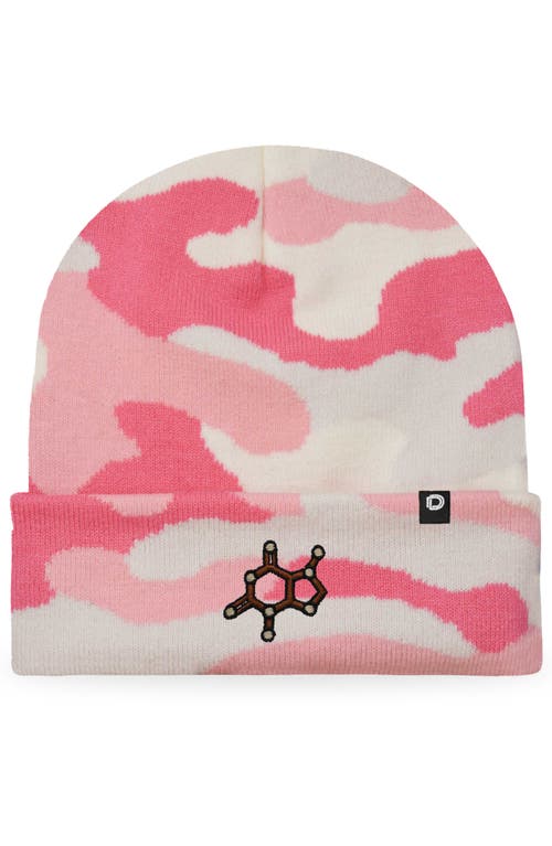 Dalix Molecule Beanie In Pink Camo