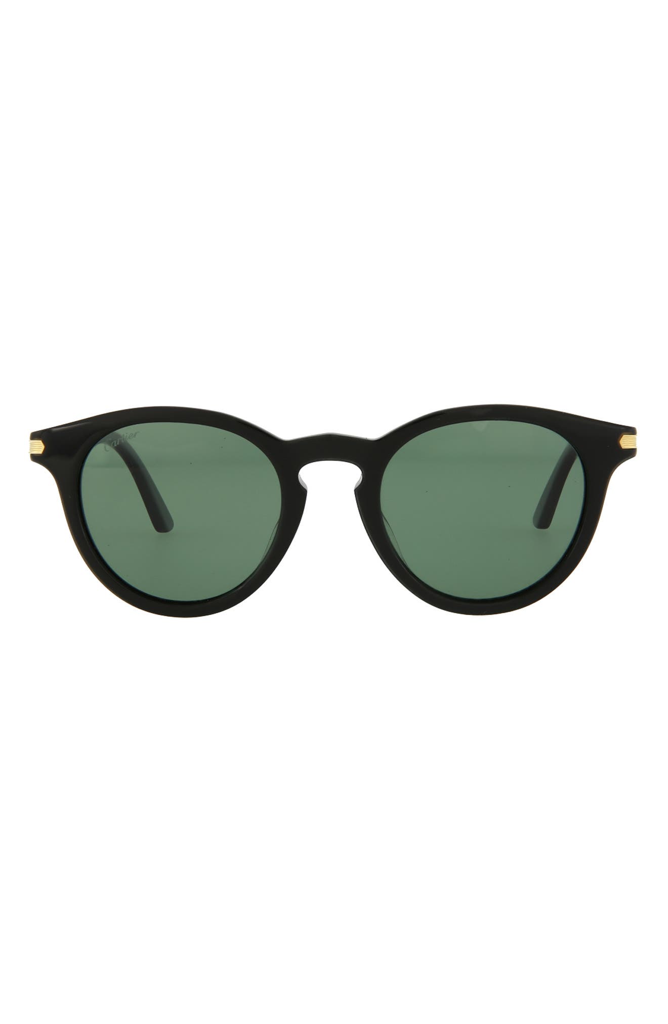 Cartier 48mm Round Sunglasses