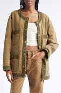 R13 Corduroy Trimmed Chore Jacket