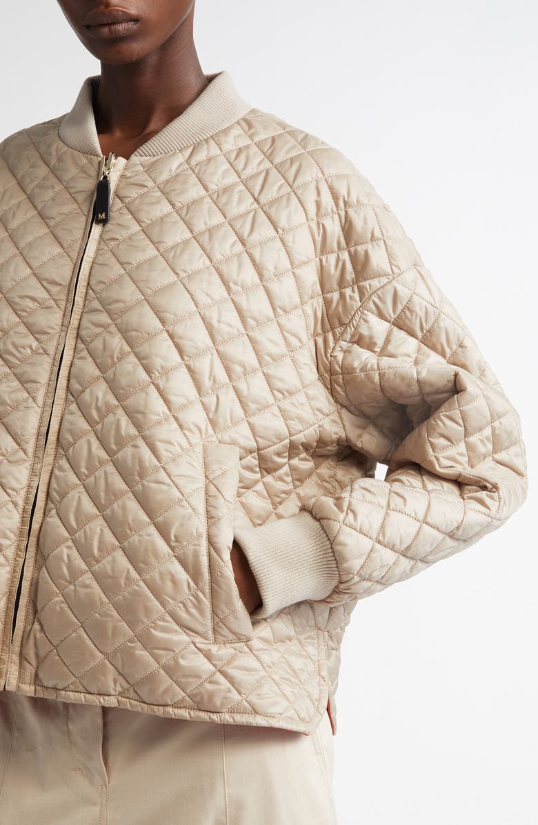 Max Mara Licia Reversible Bomber Jacket, Alternate, color,