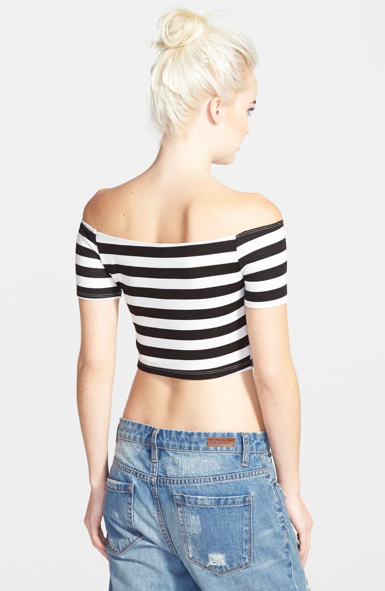 ASTR the Label ASTR Off the Shoulder Crop Top, Alternate, color, 