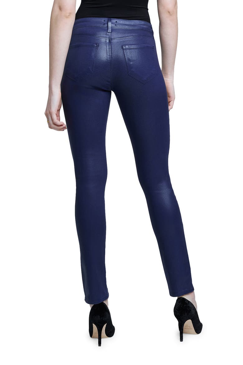 Jyothi High Waist Split Ankle Skinny Jeans, Alternate, color, MIDNIGHT C