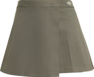 adidas Originals Pleated Wrap Miniskirt
