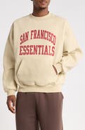 Fear of God Essentials San Francisco 49ers 90s Relaxed Crewneck Sweatshirt